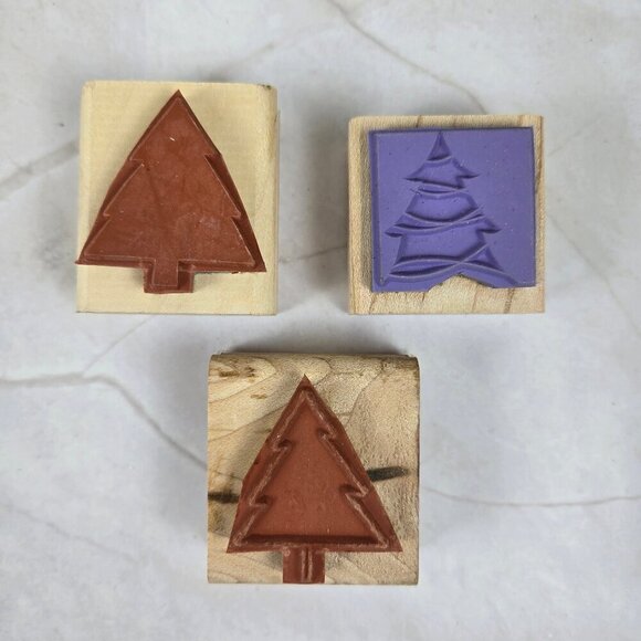 Stampin Up! 2004-2007 Assorted Christmas Stamps Set of 19 Total Holiday Crafts - Picture 7 of 12